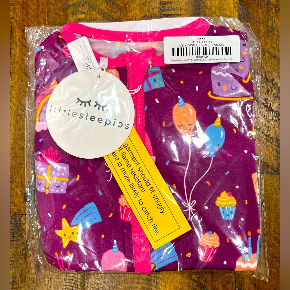 NWT Little Sleepies zippy, 6-12m